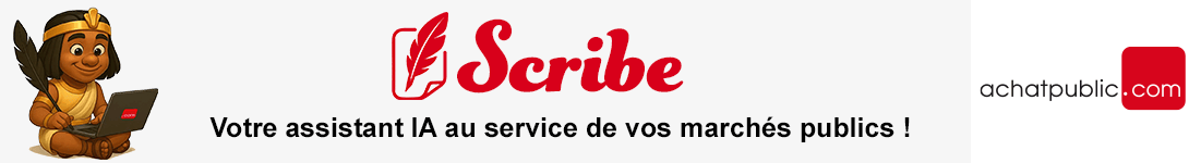 Découvrez Scribe : votre assistant IA au service de vos marchés publics